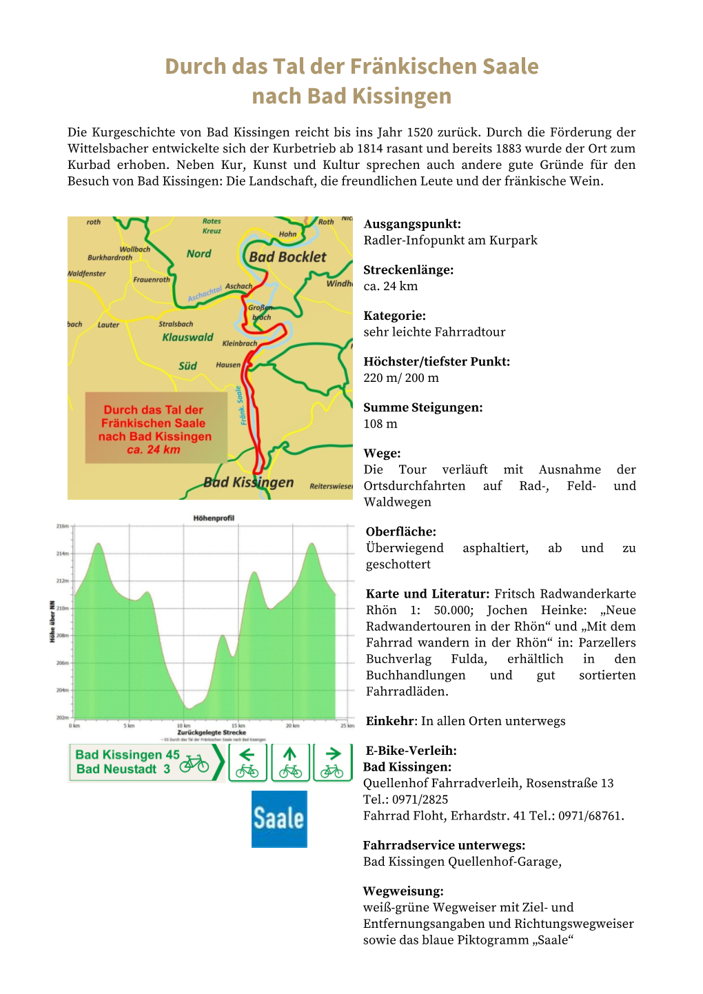 Durch Das Tal Der Fränkischen Saale Nach Bad Kissingen