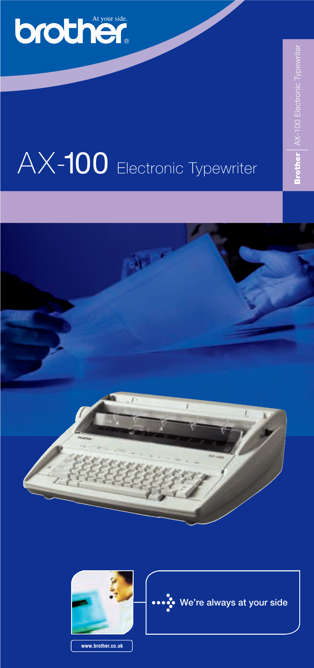 AX-100 Electronic Typewriter AX-100