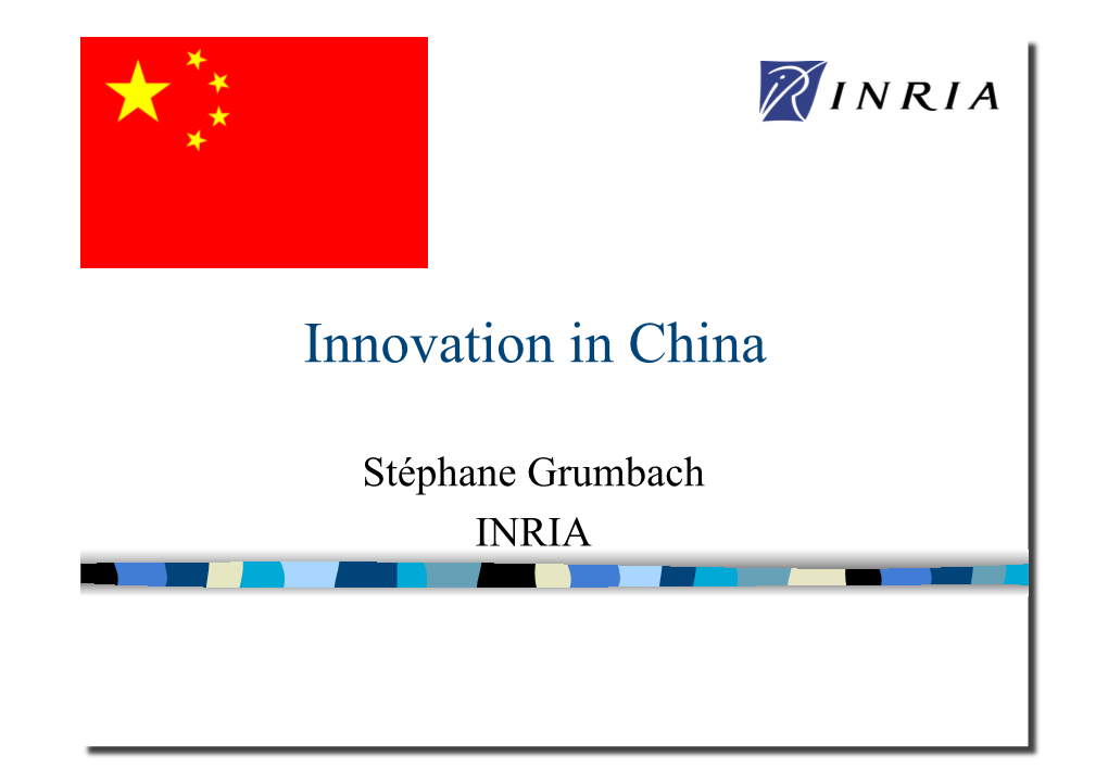 Innovation in China