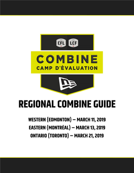 2019 CFL Regional Combines