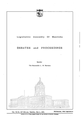 DEBATES and PROCEEDINGS