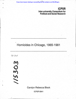 Homicides in Chicago, 1965-1981
