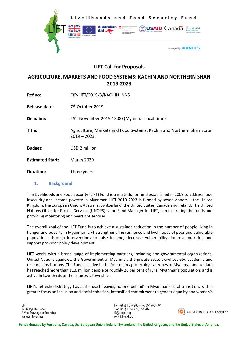 Kachin and Northern Shan 2019-2023