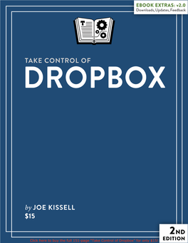 Take Control of Dropbox (2.0) SAMPLE