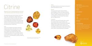 Citrine but If Bolivia, Brazil, Madagascar, Mexico, Present They Decrease Its Value