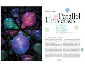 Parallel Universes Not Just a Staple of Science Fiction, Other Universes Are a Direct Implication of Cosmological Observations