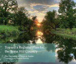 Toward a Regional Plan for the Texas Hill Country