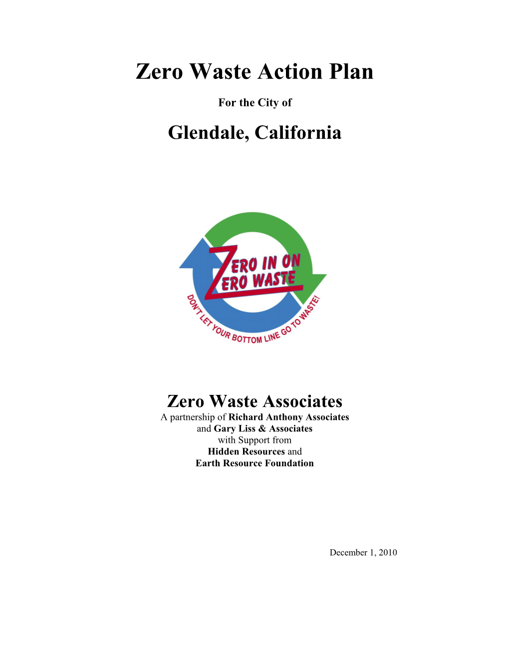 Zero Waste Action Plan