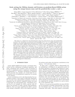 Arxiv:2011.12166V3 [Hep-Lat] 15 Apr 2021