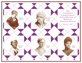 The President's Commission on the Celebration of Women in American