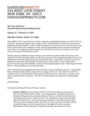 Danzigerprojects 534 West 24Th Street New York Ny 10011 Danzigerprojects.Com