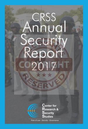 CRSS Annual Security Report 2017