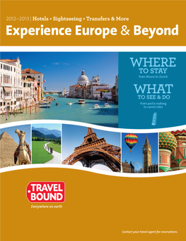Experience Europe & Beyond
