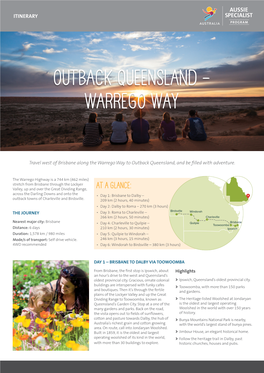 Outback Queensland – Warrego Way