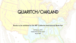 Quaritch/Oakland