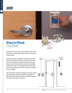 Electrified Lockset