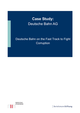 Case Study: Deutsche Bahn AG 2