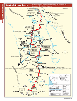 Ellensburg, WA, to Yellowhead Hwy 16 Junction, BC