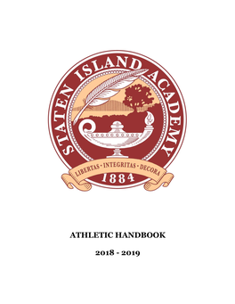 Athletic Handbook 2018