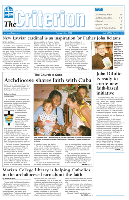 Archdiocese Shares Faith with Cuba
