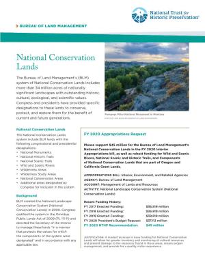 National Conservation Lands