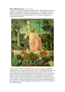Piero Della Francesca (C