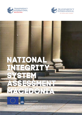 National Integrity System Assessment Macedonia