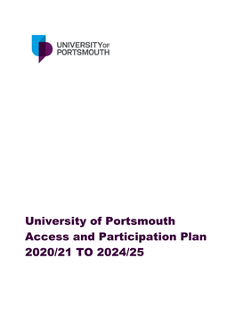 Access and Participation Plan 2020/21 to 2024/25