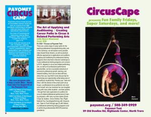 Circuscape Workshops BOOKLET.Indd