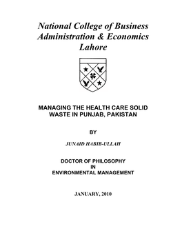 National College of Business Administration & Economics Lahore