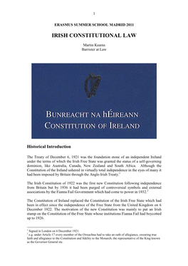 Irish Constitutional Law