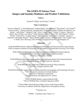 GOES-13 Technical Report