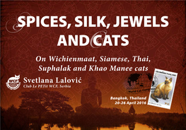 On Wichienmaat, Siamese, Thai, Suphalak and Khao Manee Cats Svetlana Lalović Club Le Petit WCF, Serbia