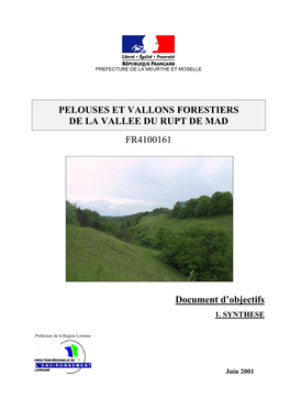 Pelouses Et Vallons Forestiers De La Vallee Du Rupt De Mad Fr4100161