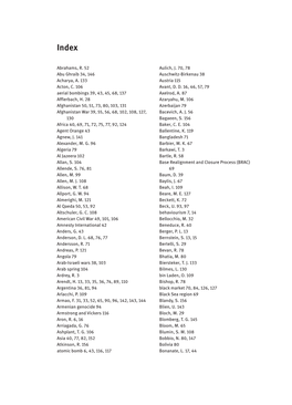 Abrahams, R. 52 Abu Ghraib 34, 146 Acharya, A. 133 Acton, C. 106