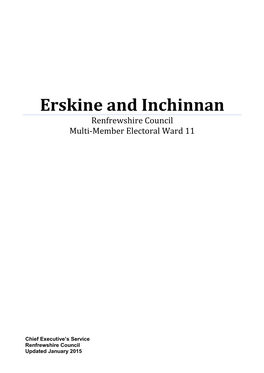 Ward 11: Erskine and Inchinnan