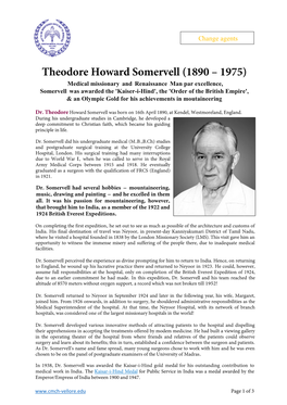 Theodore Howard Somervell