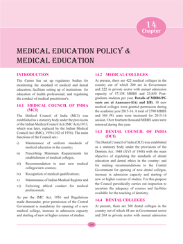 Medical Education Policy & Medical Education