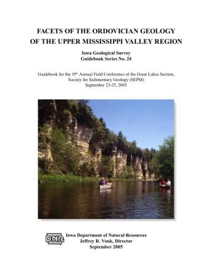 Facets of the Ordovician Geology of the Upper Mississippi Valley Region