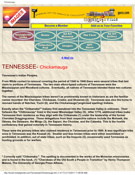 TENNESSEE- Chickamauga