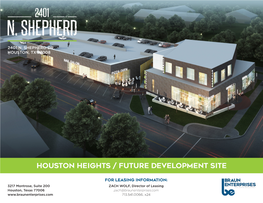 Houston Heights / Future Development Site