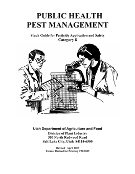 Public Health Pest Management Study Guide