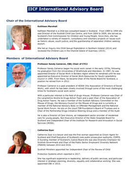 IICF International Advisory Board