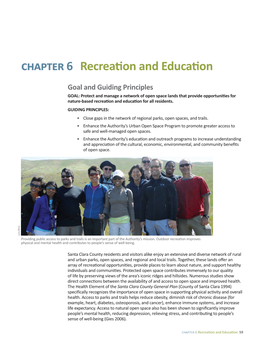Chapter 6 Recreation and Education