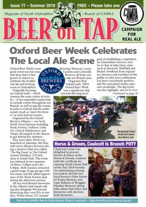 Oxford Beer Week Celebrates the Local Ale Scene
