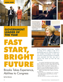 Brooks Takes Experience, Abilities to Congress