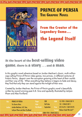 Prince of Persia the Graphic Novel