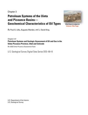 Petroleum Systems of the Uinta and Piceance Basins—