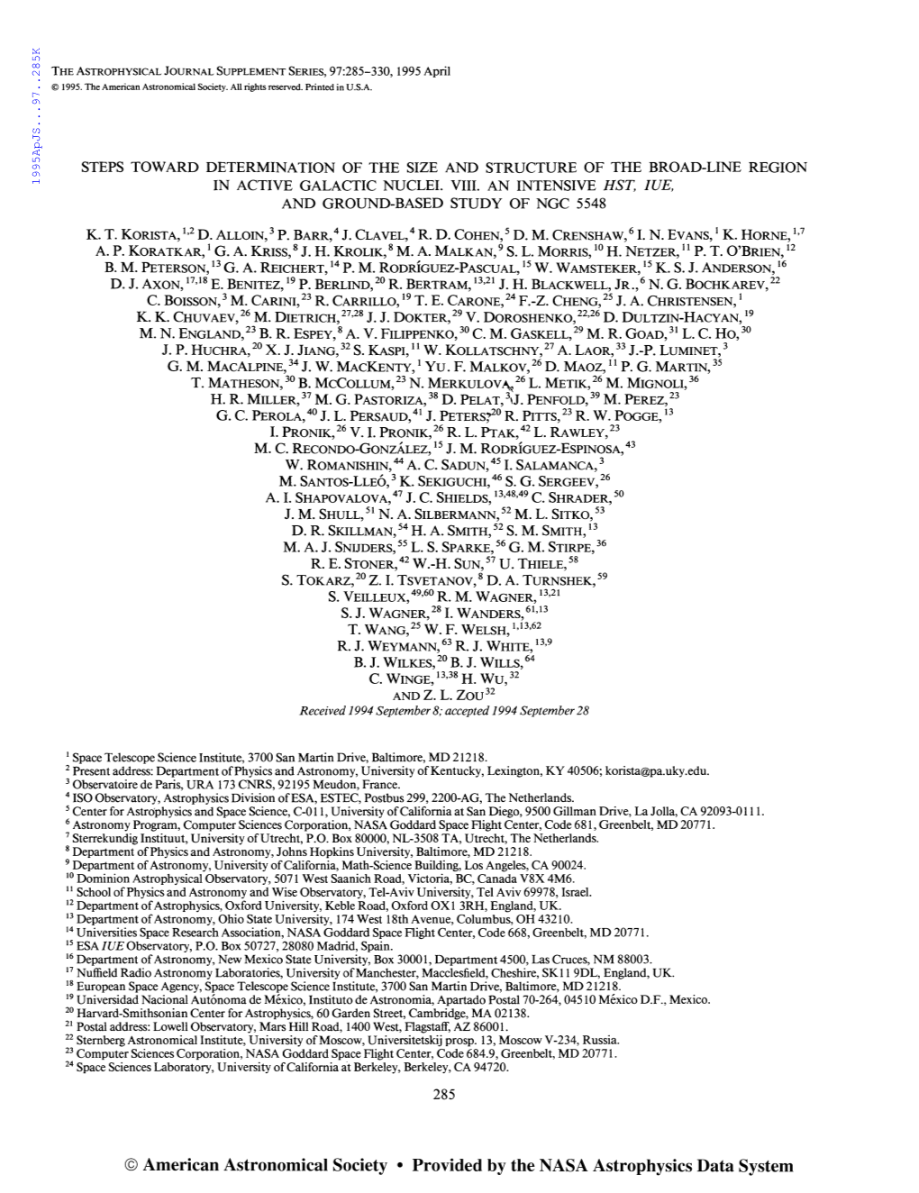 Steps Toward Determination of the Size and Structure of the Broad-Line