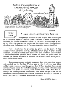 Supplement Au Bulletin Du Doyenne